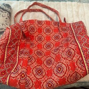 Vera Bradley Red Floral Tote